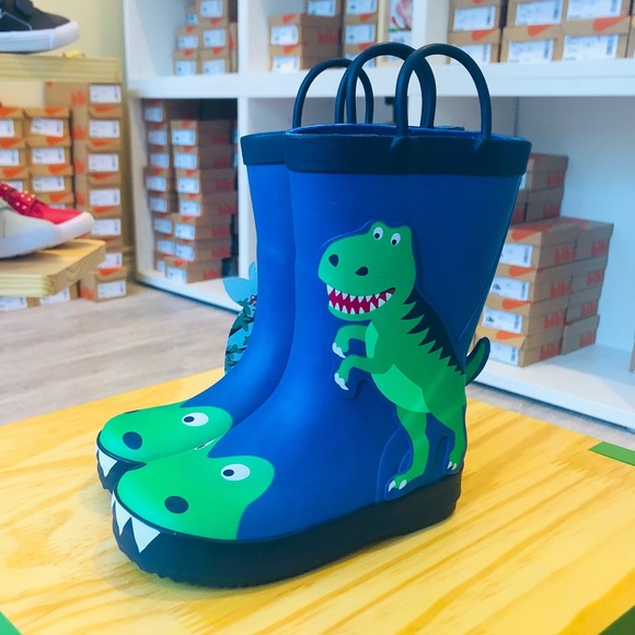 DINOSAUR RAIN BOOTS LITTLE KIDS
